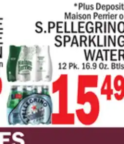 C Town S. PELLEGRINO SPARKLING WATER offer
