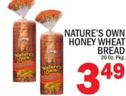 C Town NATURE'S OWN HONEY WHEAT BREAD offer
