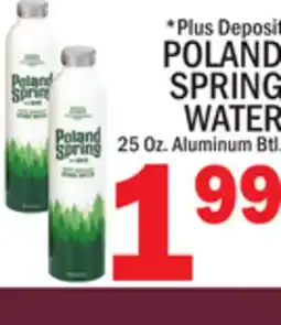 C Town POLAND SPRING WATER offer