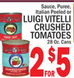 C Town LUIGI VITELLI CRUSHED TOMATOES offer