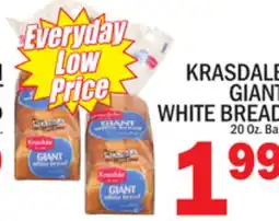 C Town KRASDALE GIANT WHITE BREAD offer