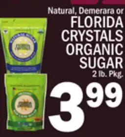 C Town FLORIDA CRYSTALS ORGANIC SUGAR offer