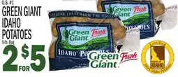 C Town GREEN GIANT IDAHO POTATOES offer