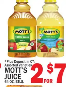 C Town MOTT'S JUICE offer