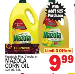 C Town MAZOLA CORN OIL offer
