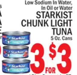 C Town STARKIST CHUNK LIGHT TUNA offer