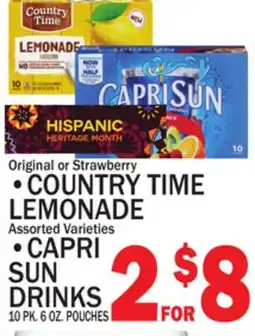 C Town COUNTRY TIME LEMONADE offer