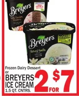 C Town BREYERS ICE CREAM offer