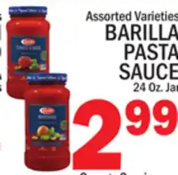 C Town BARILLA PASTA SAUCE offer