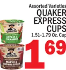 C Town QUAKER EXPRESS CUPS offer