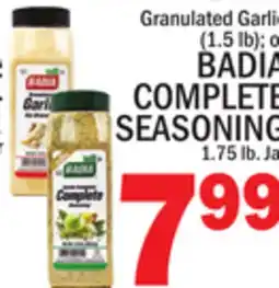 C Town BADIA COMPLETE SEASONING 1.75 lb. Jar offer