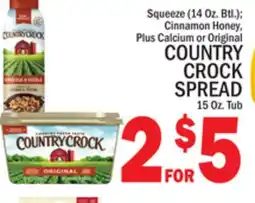 C Town COUNTRY CROCK SPREAD 15 Oz. Tub offer