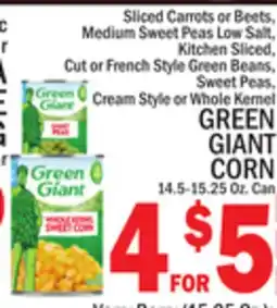 C Town GREEN GIANT CORN offer