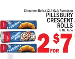 C Town PILLSBURY CRESCENT ROLLS 8 Oz. Tube offer