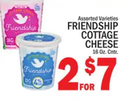 C Town FRIENDSHIP COTTAGE CHEESE offer