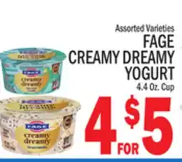 C Town FAGE CREAMY DREAMY YOGURT offer