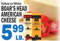 C Town BOAR'S HEAD AMERICAN CHEESE offer