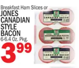 C Town JONES CANADIAN STYLE BACON offer