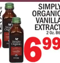 C Town SIMPLY ORGANIC VANILLA EXTRACT offer