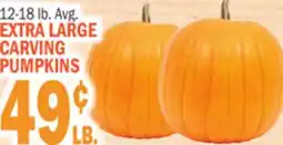 C Town EXTRA LARGE CARVING PUMPKINS offer
