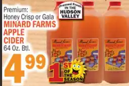 C Town MINARD FARMS APPLE APPLE CIDER offer