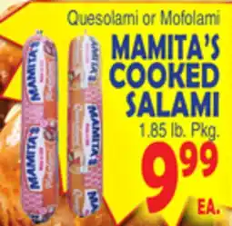 Bravo Supermarkets MAMITA'S COOKED SALAMI offer