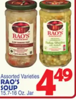 Bravo Supermarkets RAO'S SOUP offer