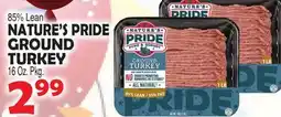 Bravo Supermarkets NATURE'S PRIDE GROUND TURKEY offer