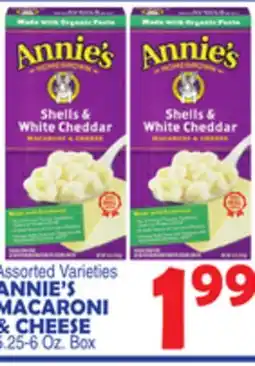 Bravo Supermarkets ANNIE'S MACARONI & CHEESE offer