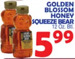 Bravo Supermarkets GOLDEN BLOSSOM HONEY SQUEEZE BEAR offer