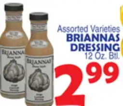 Bravo Supermarkets BRIANNAS DRESSING offer
