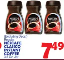 Bravo Supermarkets NESCAFE CLASICO INSTANT COFFEE offer