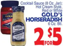 Bravo Supermarkets GOLD'S HORSERADISH offer