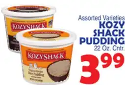 Bravo Supermarkets KOZY SHACK PUDDING offer