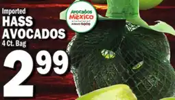 Bravo Supermarkets HASS AVOCADOS offer