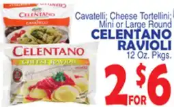 Bravo Supermarkets CELENTANO RAVIOLI offer