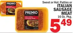 Bravo Supermarkets ITALIAN SAUSAGE MEAT offer
