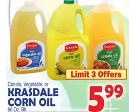 Bravo Supermarkets KRASDALE CORN OIL offer