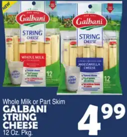 Bravo Supermarkets GALBANI STRING CHEESE offer