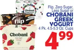 Bravo Supermarkets CHOBANI GREEK YOGURT offer