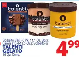 Bravo Supermarkets TALENTI GELATO 16 Oz. Cntrs offer