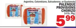 Bravo Supermarkets PALENQUE PROVISIONS CHORIZO offer
