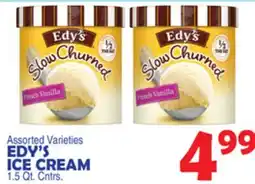 Bravo Supermarkets EDY'S ICE CREAM offer