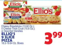 Bravo Supermarkets ELLIO'S 9 SLICE PIZZA 18.3-19.64 Oz. Boxes offer
