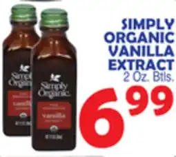 Bravo Supermarkets SIMPLY ORGANIC VANILLA EXTRACT offer