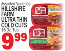Bravo Supermarkets HILLSHIRE FARM ULTRA THIN COLD CUTS offer