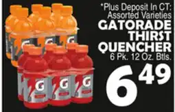 Bravo Supermarkets GATORADE THIRST QUENCHER offer