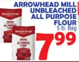 Bravo Supermarkets ARROWHEAD MILL UNBLEACHED ALL PURPOSE FLOUR offer