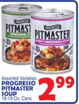 Bravo Supermarkets PROGRESSO PITMASTER SOUP offer