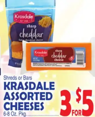 Bravo Supermarkets KRASDALE ASSORTED CHEESES offer